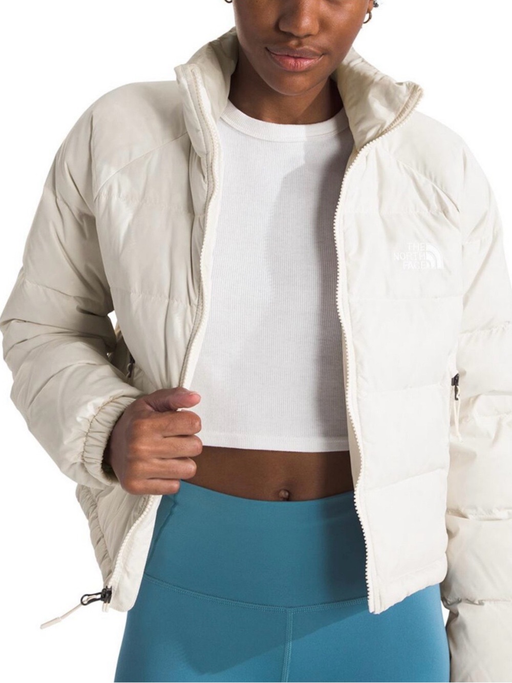 NWT The North Face Women's Hydrenalite white dune Puffer Jacket size medium